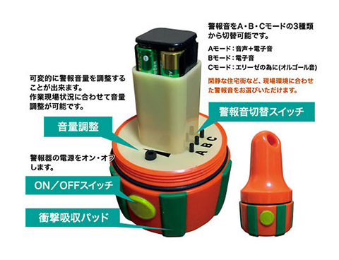 吊荷警報器:製品のご紹介 吊荷警報器:製品のご紹介